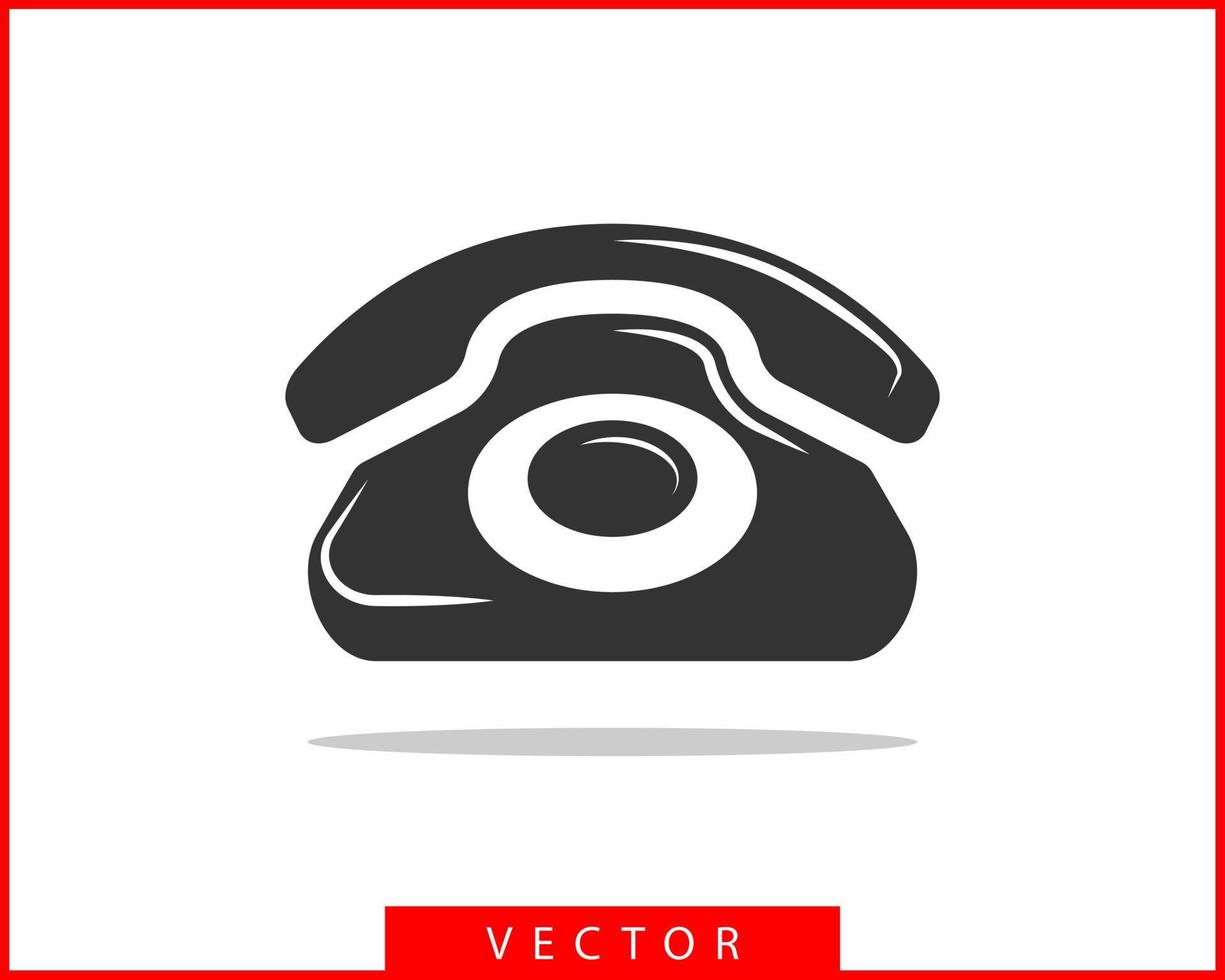 ilustración de vector de icono de teléfono. aplicación de centro de llamadas. iconos de teléfono estilo plano de moda. contáctenos silueta de línea.