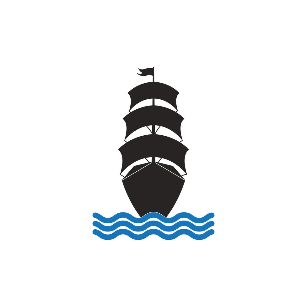 icono de velero vector