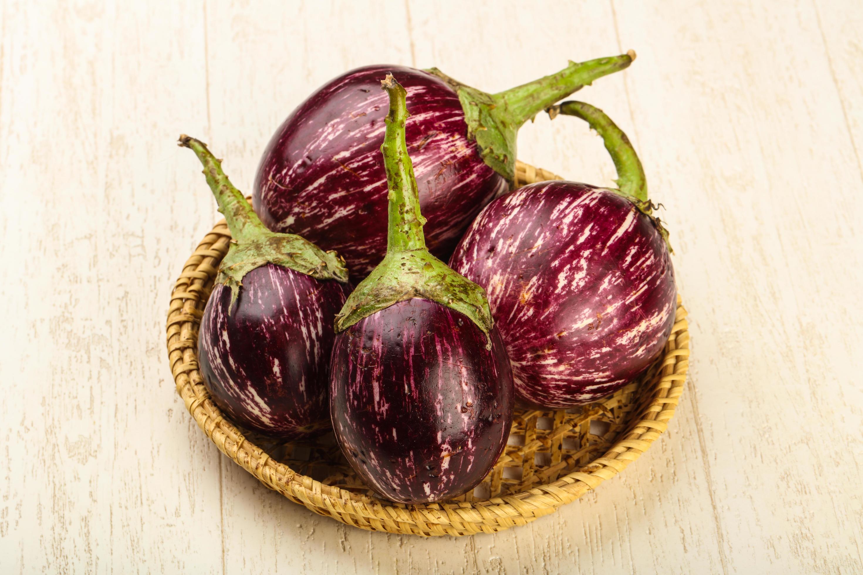 Asian eggplant dish view 12881164 Stock Photo at Vecteezy