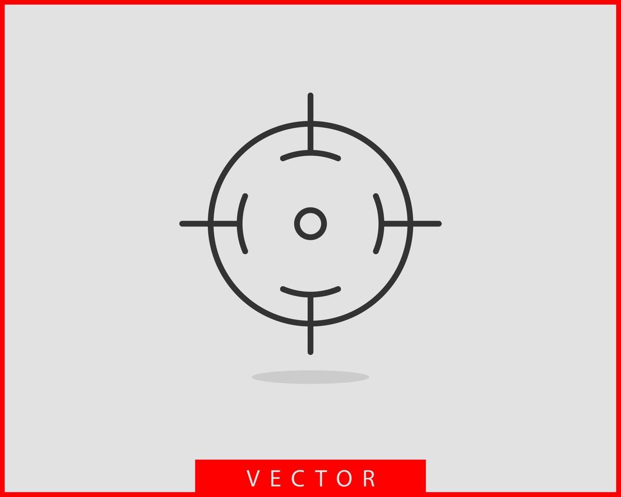 vector icono de destino