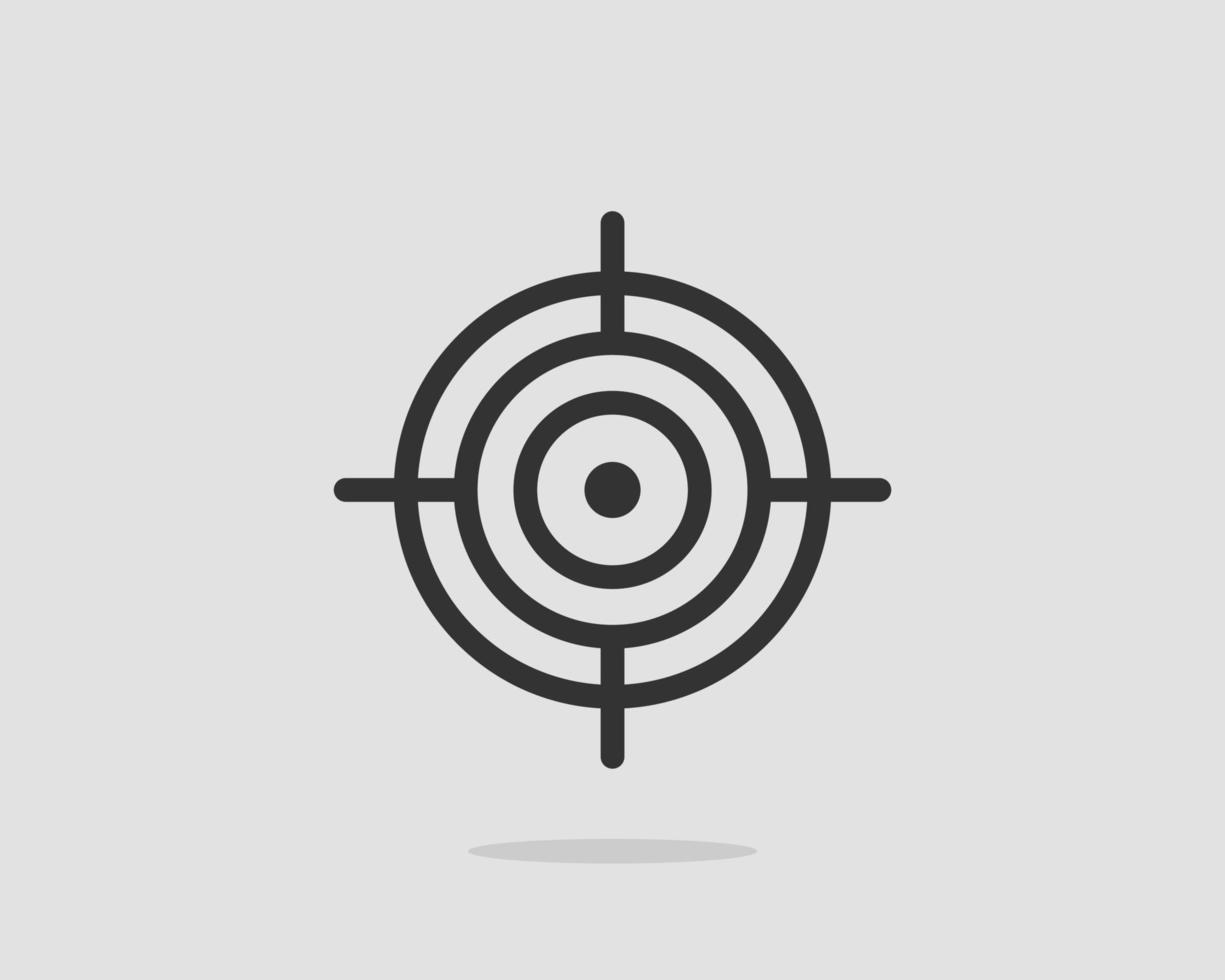 Target icon vector