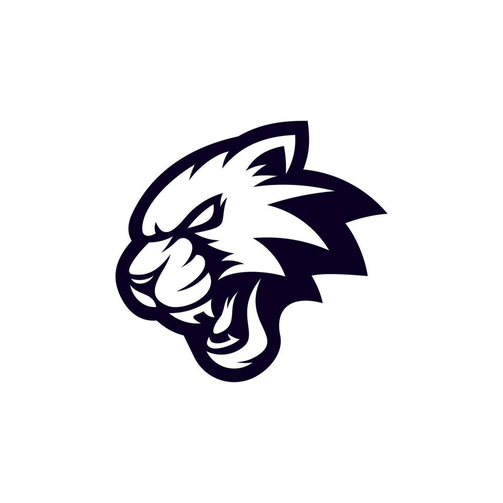 angry jaguar leopard mascot esport logo designs vector