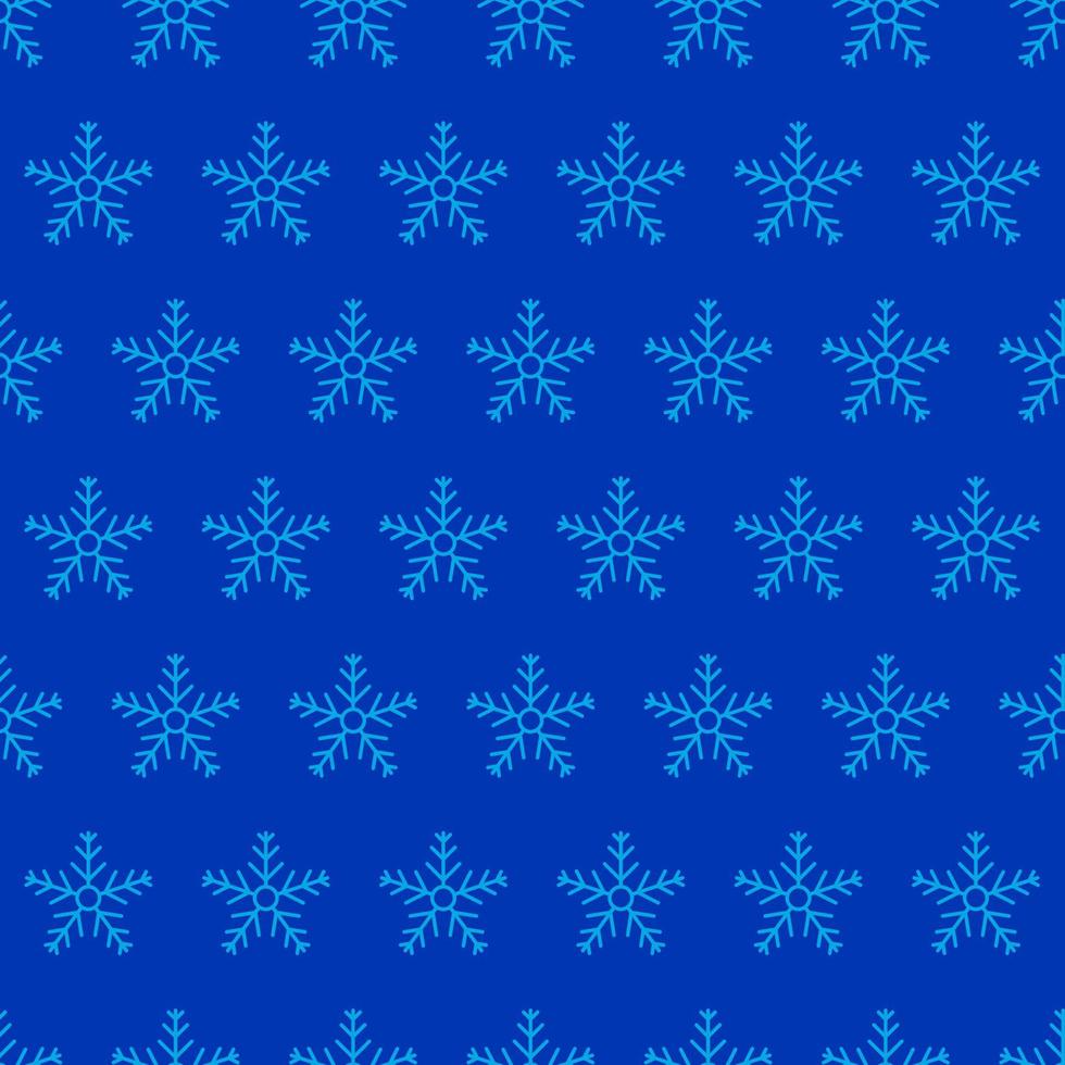 Seamless background with snowflakes. Christmas and New Year decoration elements. Vector illustration.