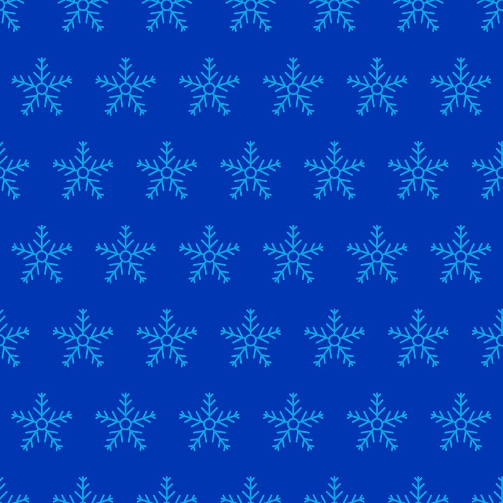 Seamless background with snowflakes. Christmas and New Year decoration elements. Vector illustration.