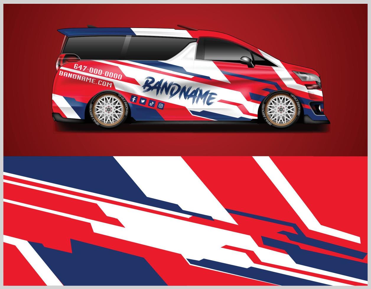 Car decal van designs . Wrap designs template 12882663 Vector Art at