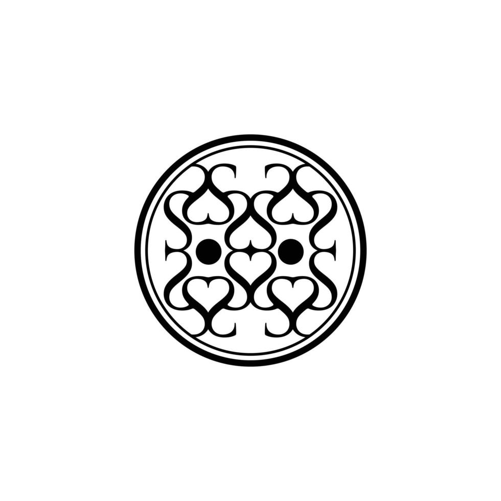 Abstract ethnic geometric symbol vector
