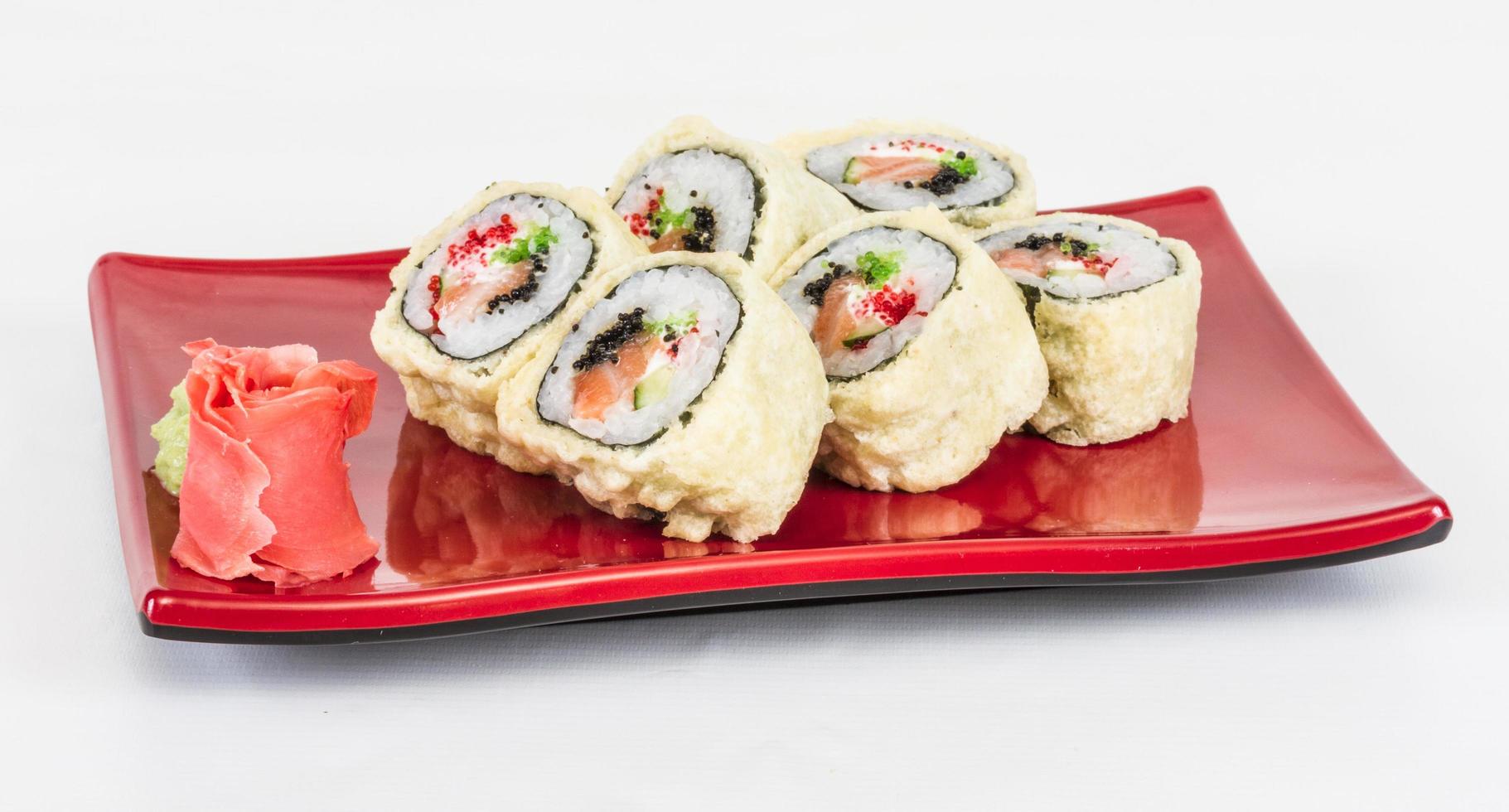 Tempura Maki Sushi 12883445 Stock Photo at Vecteezy
