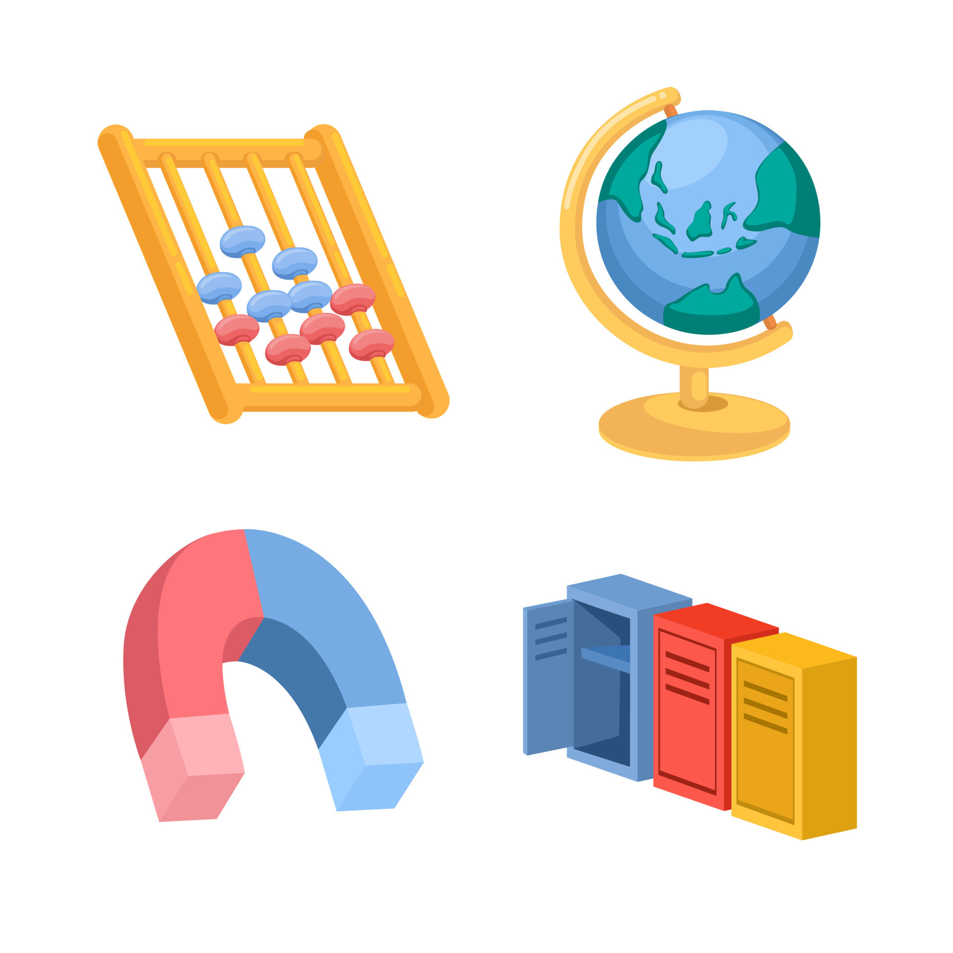 Education tool collection set illustration vector 12884052 Vector Art at Vecteezy