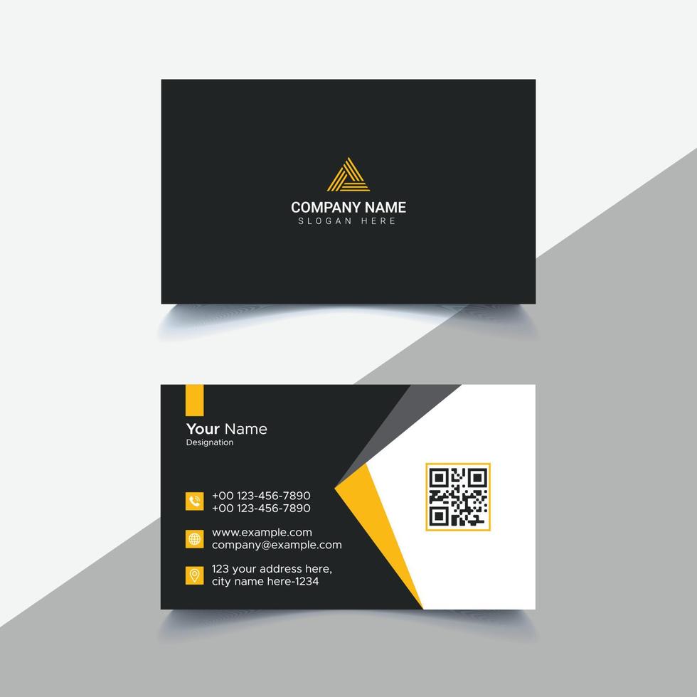 Corporate Business Card Design template vector