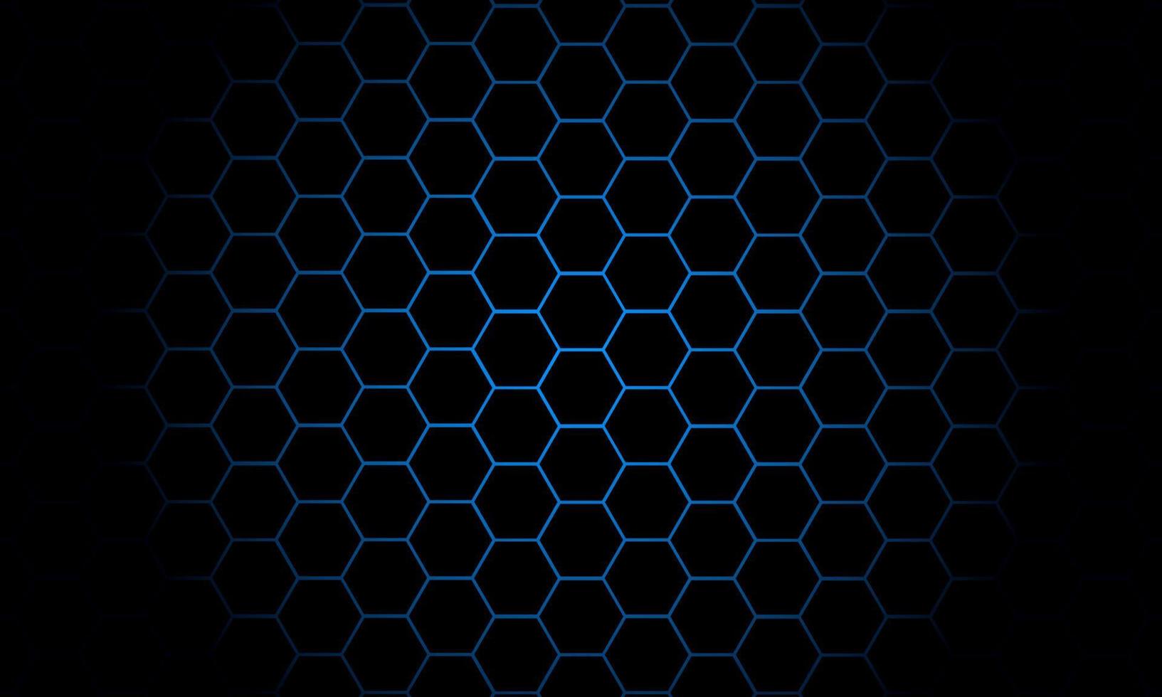 Hexagonal technology pattern mesh background vector