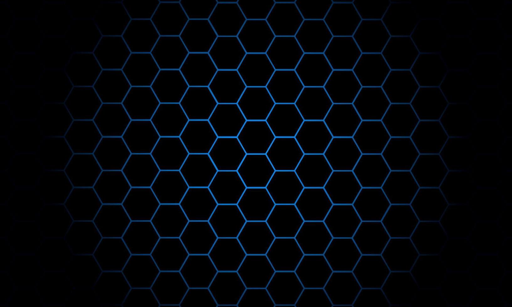 fondo de malla de patrón de tecnología hexagonal vector