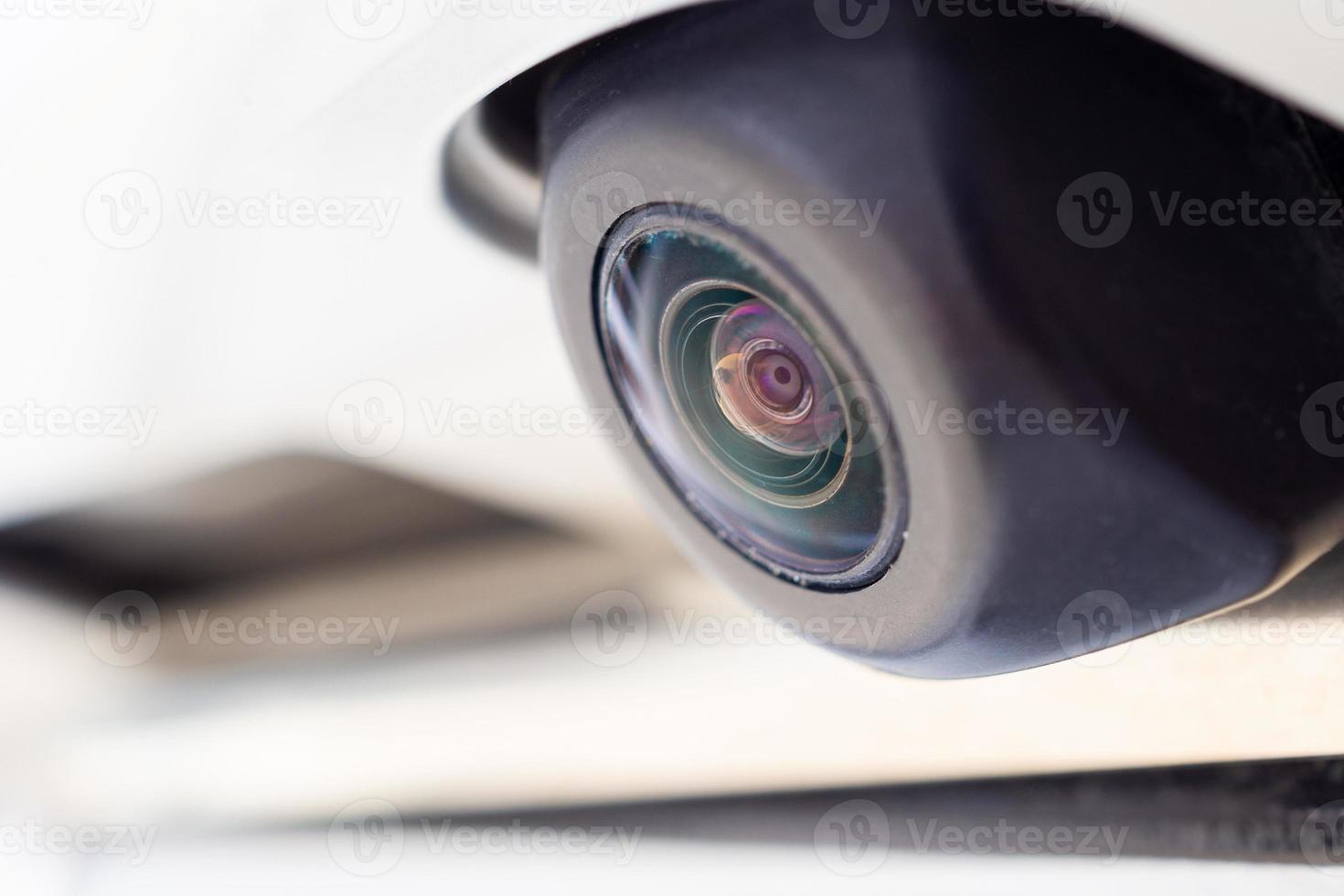 car rear view camera close up for parking assistance photo