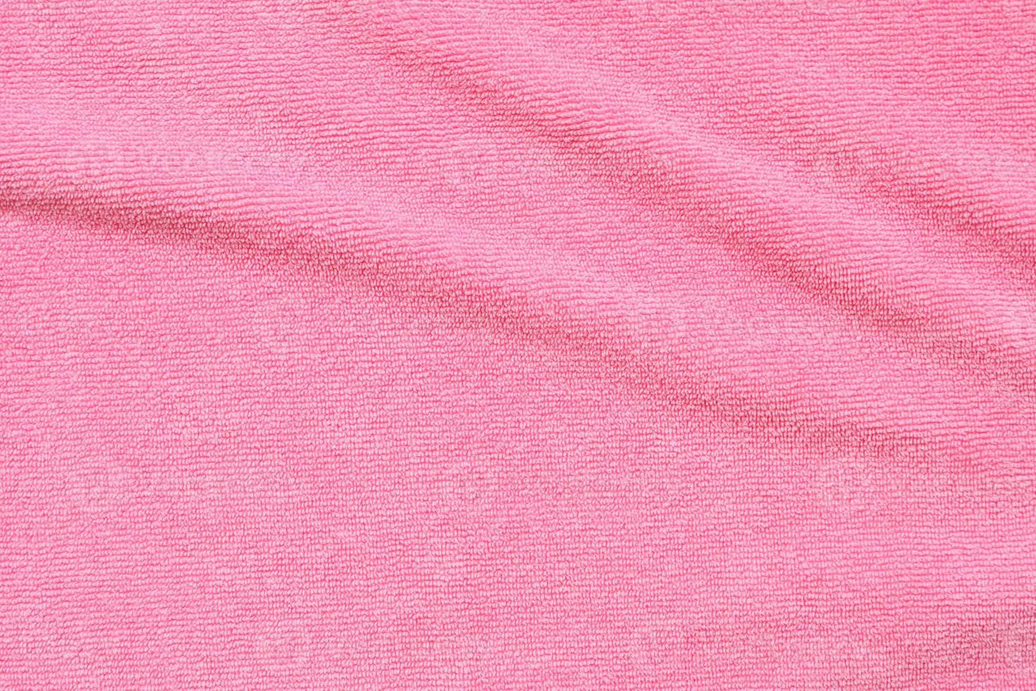 Pink towel fabric texture surface close up background 12885004 Stock ...