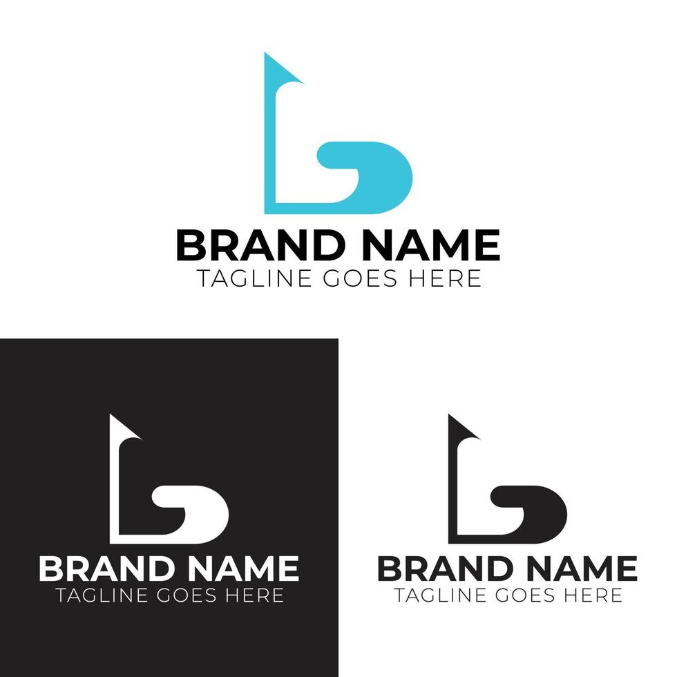Letter B logo design. Branding identity corporate vector B icon and logo.