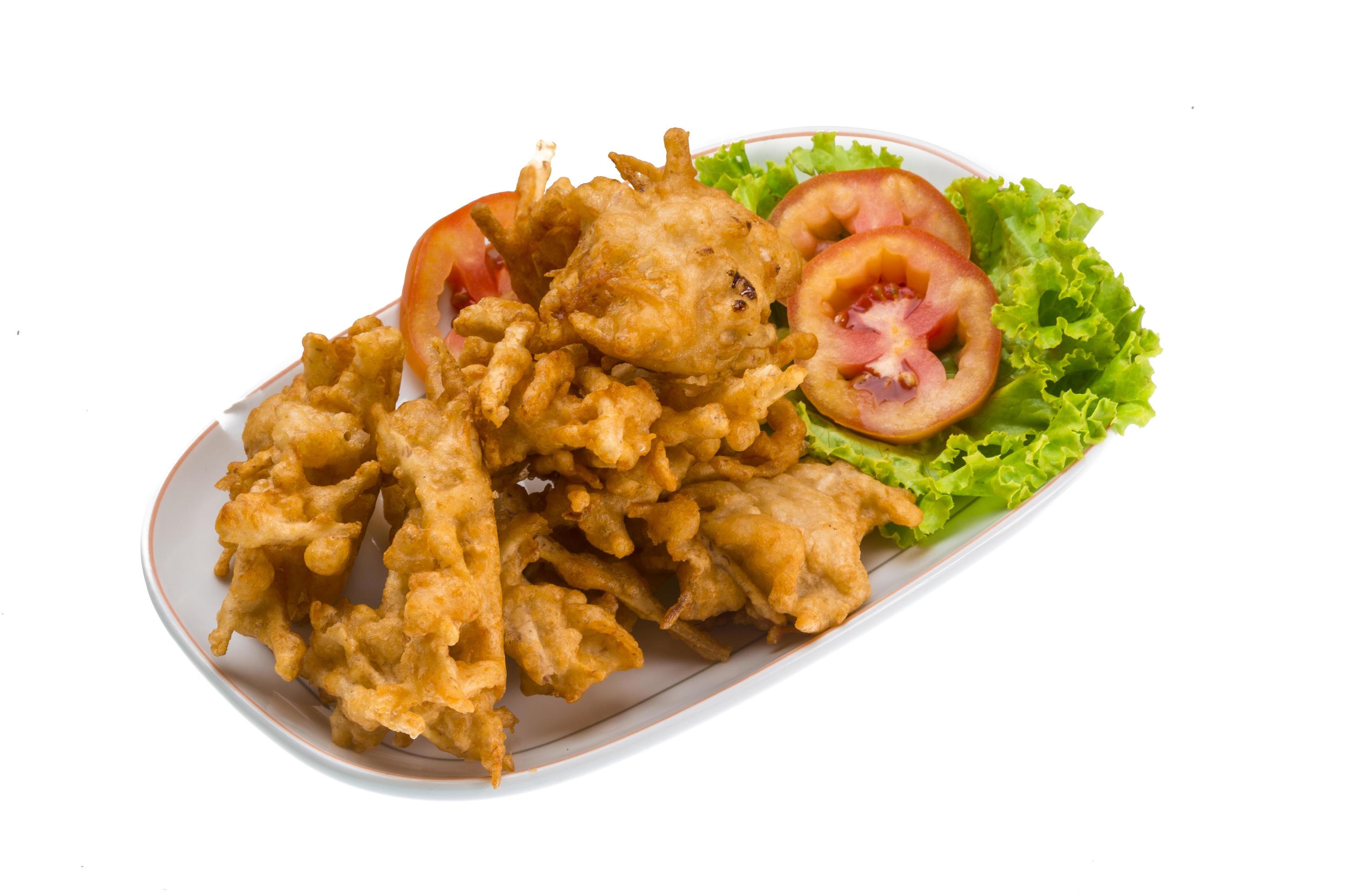 Tempura on white 12886001 Stock Photo at Vecteezy