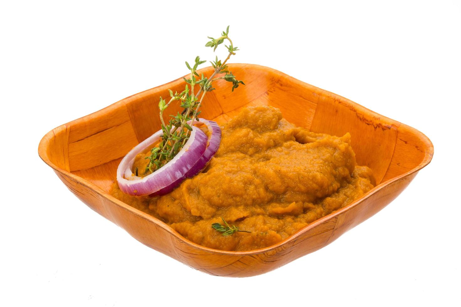 Zucchini caviar on white photo