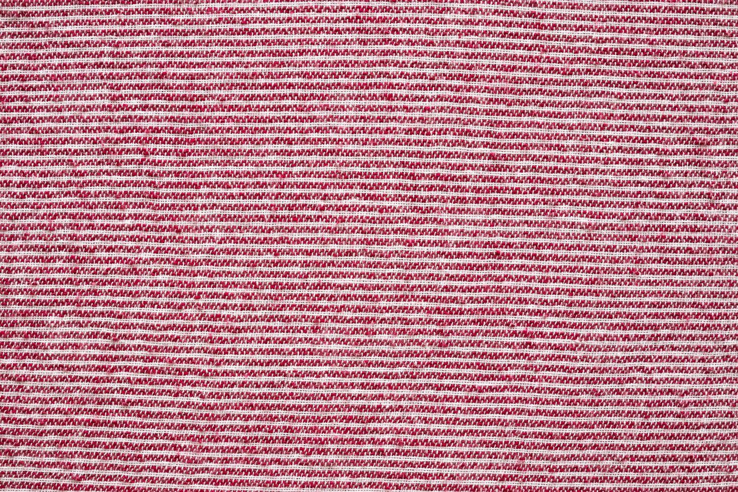 Abstract red and white stripe clothing fabric texture pattern background photo
