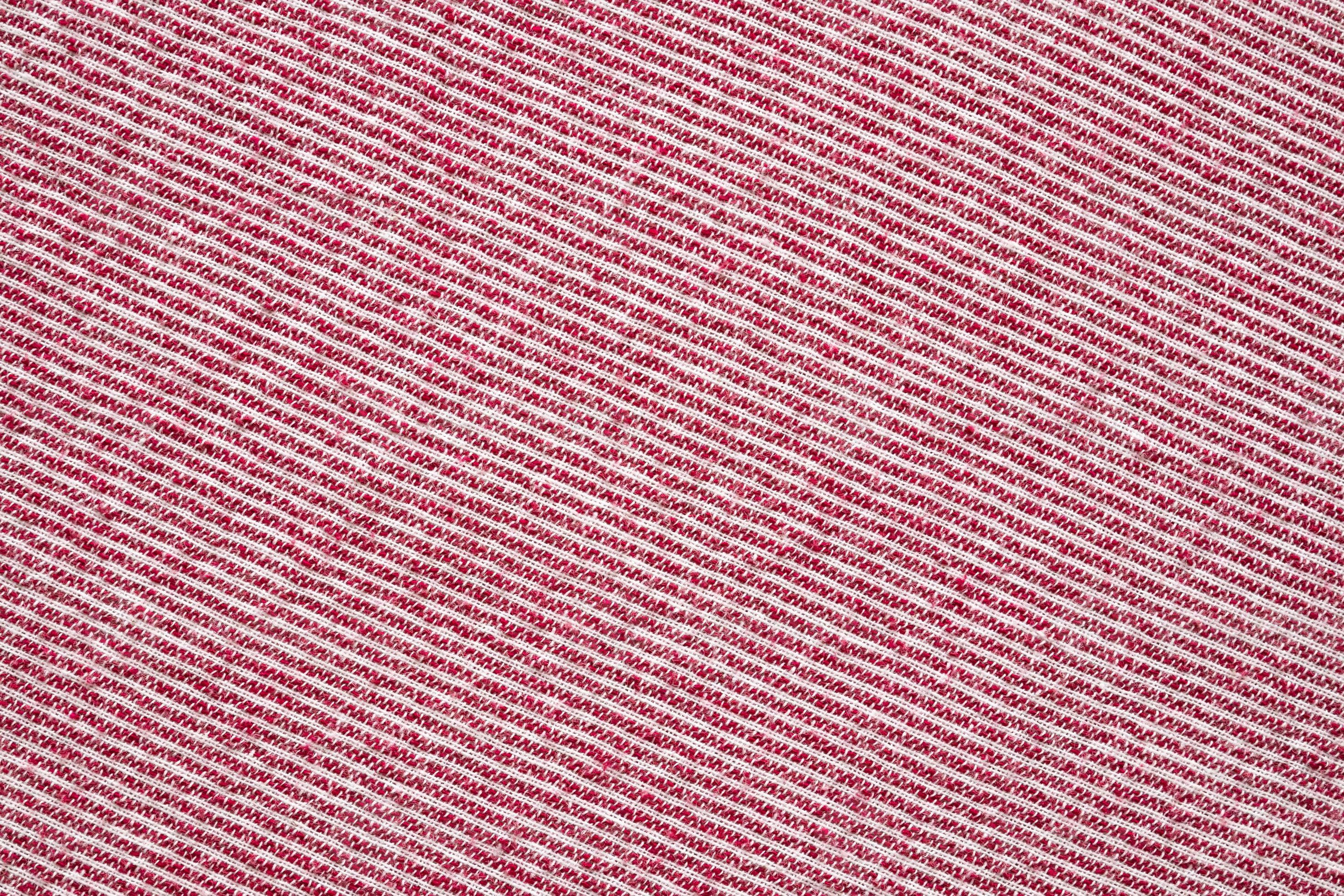 Abstract red and white stripe clothing fabric texture pattern