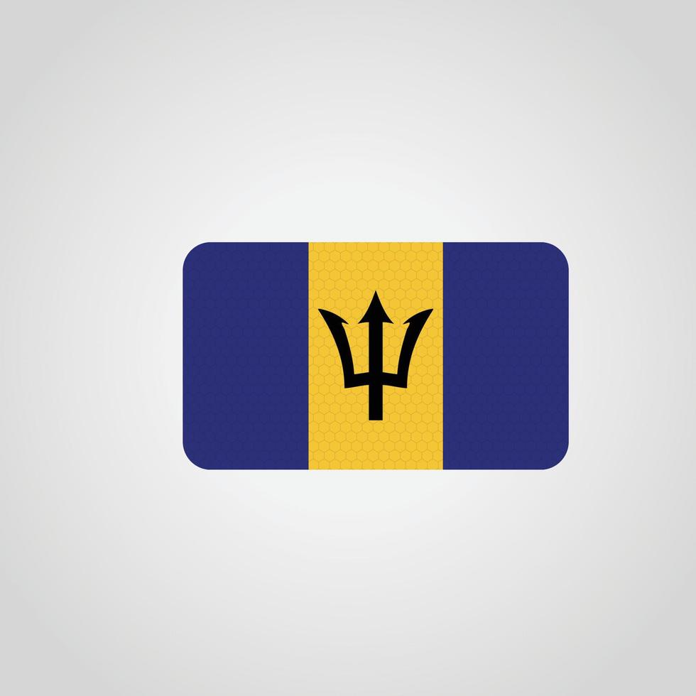 Barbados Flag Vector