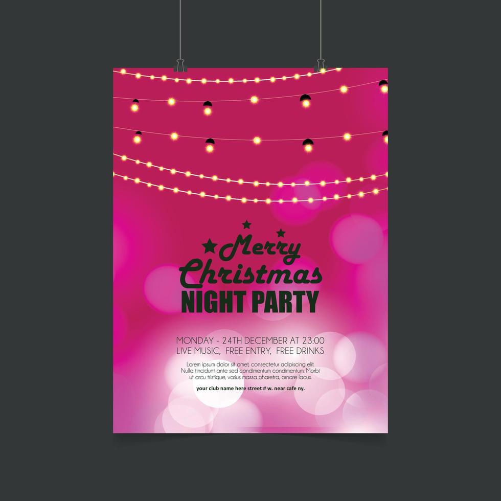 Merry Christmas 2019 Background. Abstract vector Template