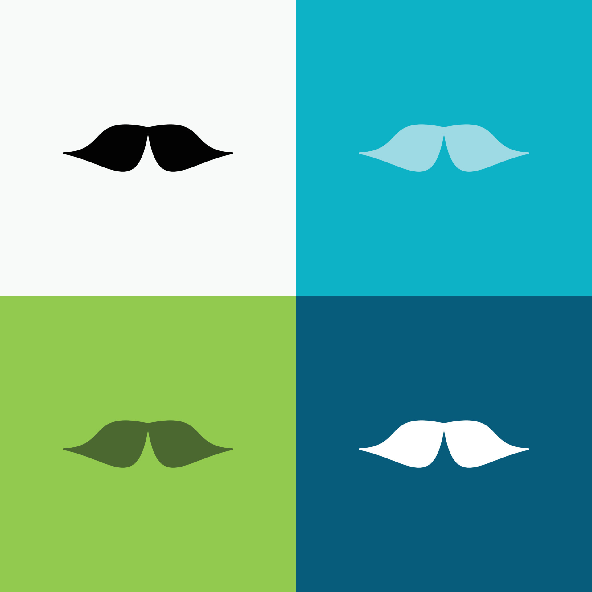 moustache. Hipster. movember. male. men Icon Over Various Background. glyph style  design. designed for web and app. Eps 10 vector illustration 12887461  Vector Art at Vecteezy