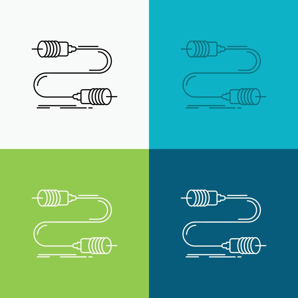 Buzz. communication. interaction. marketing. wire Icon Over Various Background. Line style design. designed for web and app. Eps 10 vector illustration