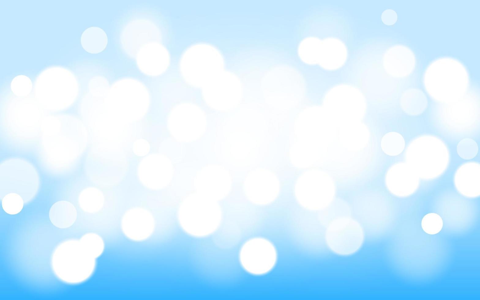 Sky blue bokeh soft light abstract background, Vector eps 10 illustration bokeh particles, Background decoration