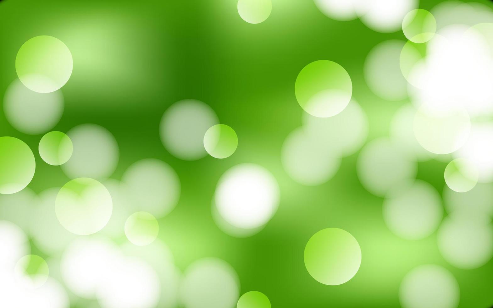 Nature green bokeh soft light abstract background, Vector eps 10 illustration bokeh particles, Background decoration