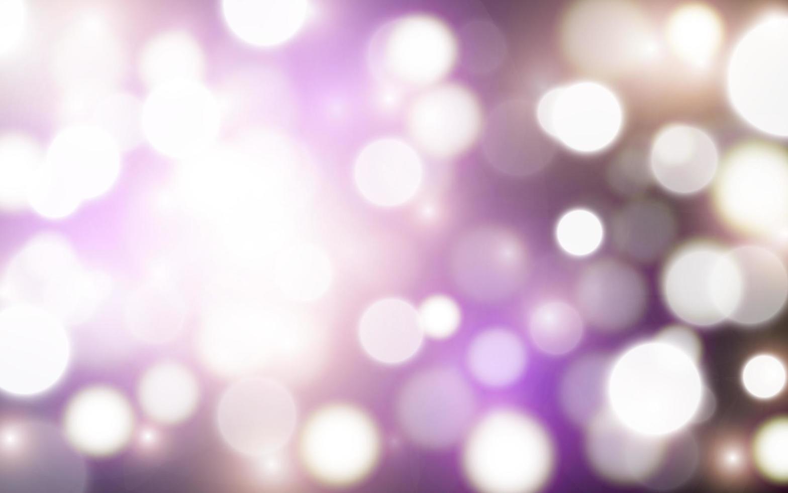 Dark purple bokeh soft light abstract background, Vector eps 10 illustration bokeh particles, Background decoration