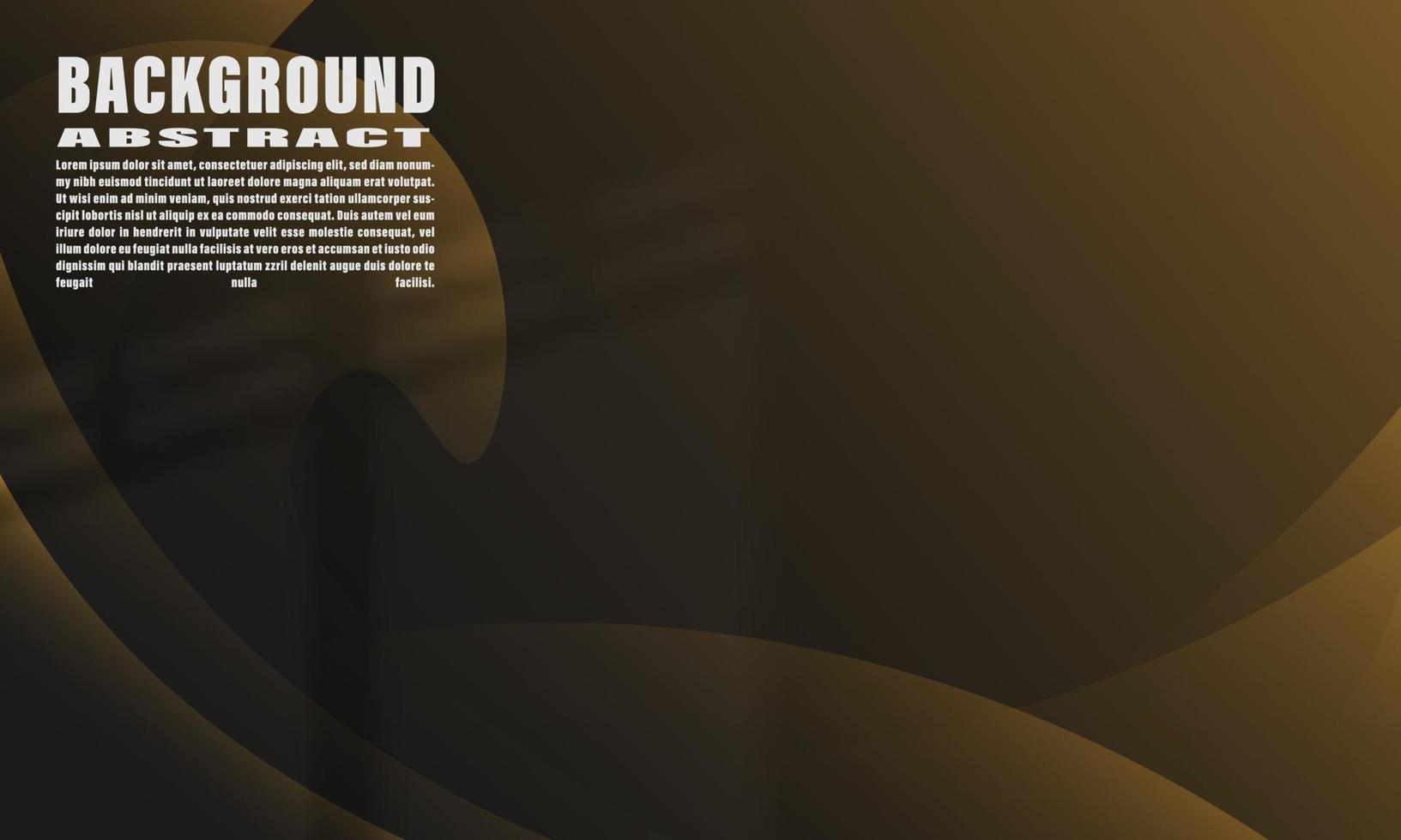 abstract background geometric gradient liquid wave with shadow overlay elegant orange color simple trendy web design eps 10 vector