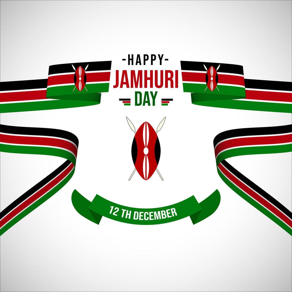 Kenya happy jamhuri day vector illustration concept 12888145 Vector Art