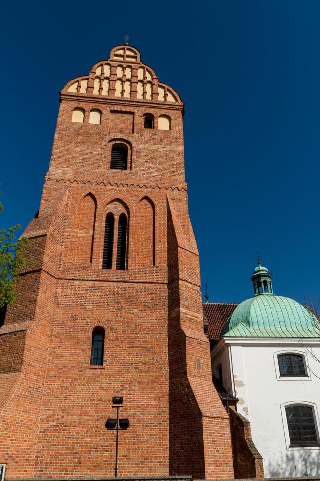 Gothic style architecture of the St. Mary's Church photo