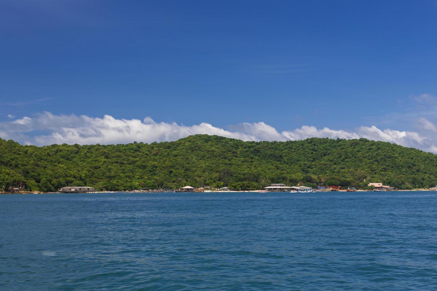 vista de la isla de samet foto