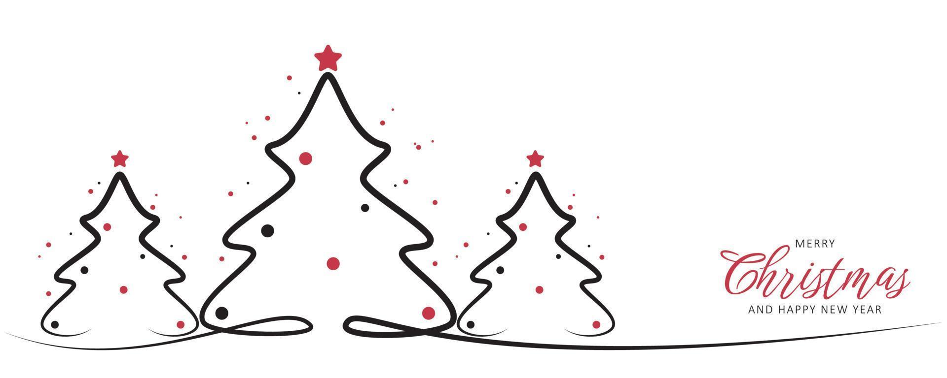 Realistic christmas background in flat design vector