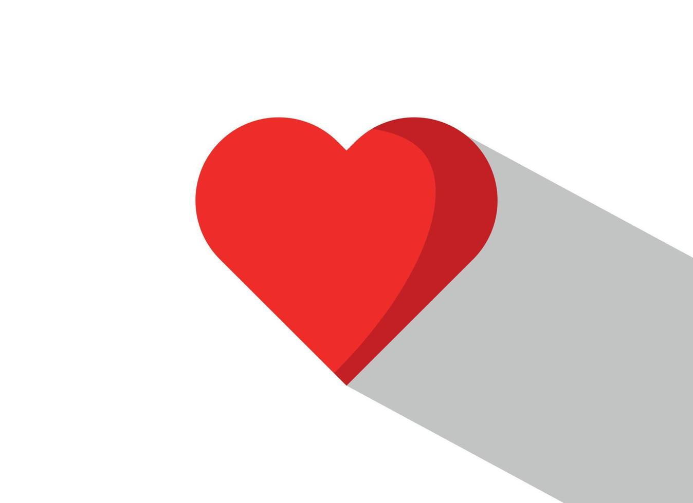 heart line vector design illustration isolated on white background
