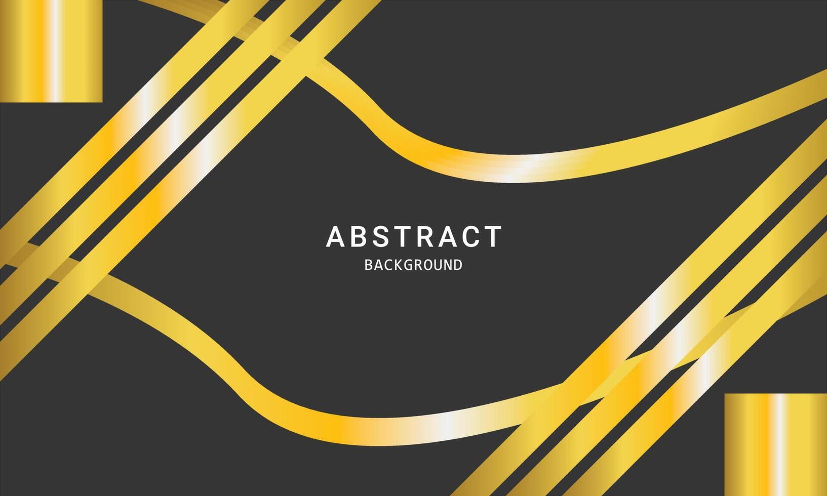 Vector color golden abstract geometric line shape