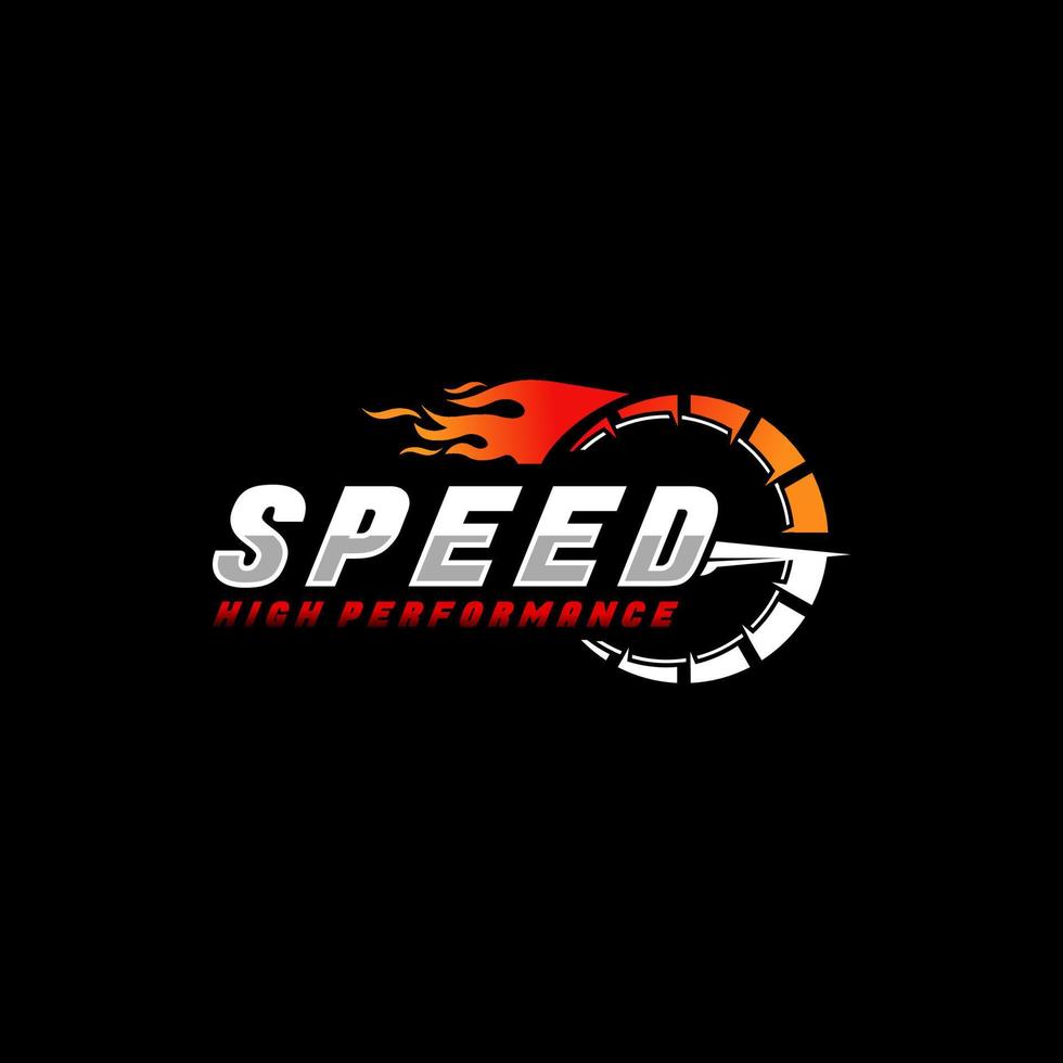 Fast and speed vector logo template