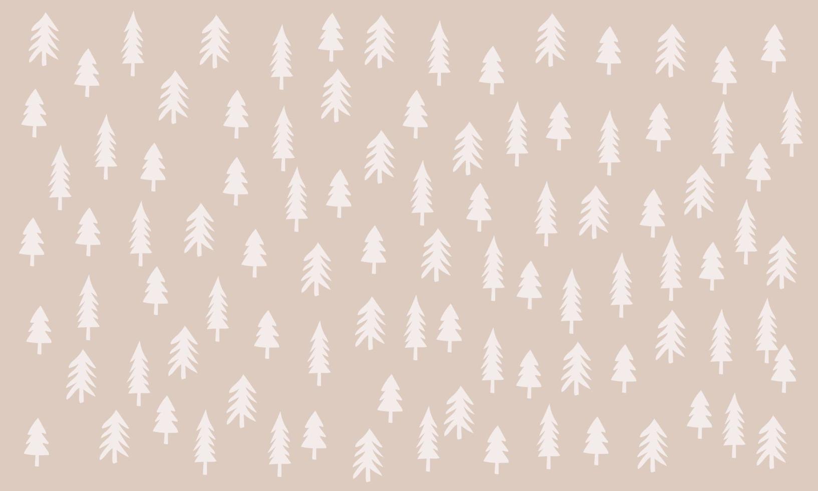 Trendy winter background with trees. Holiday greeting card. Modern concept design. vector