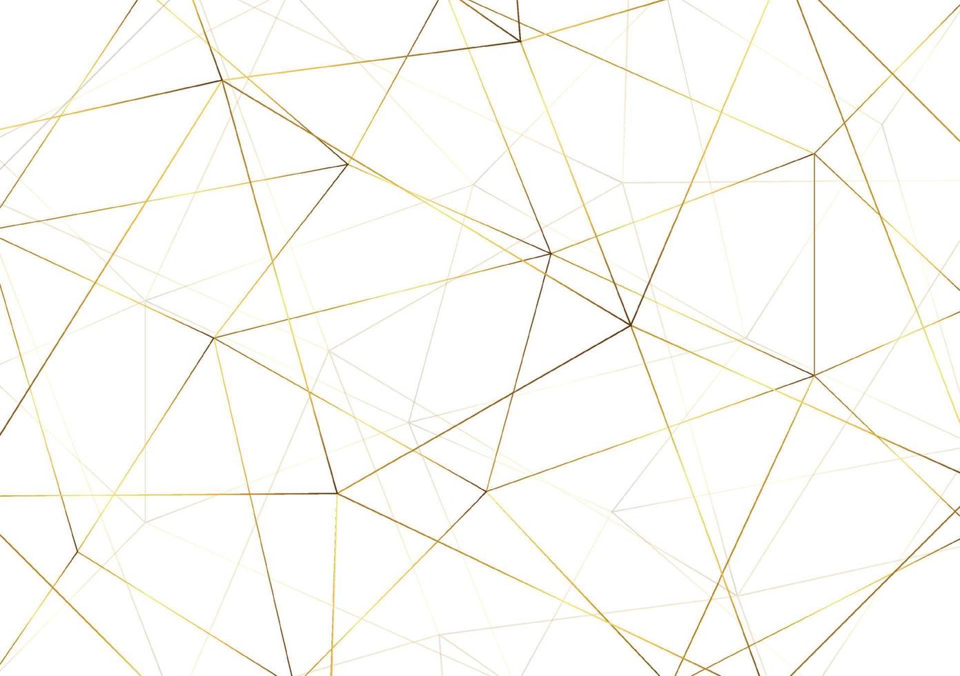 Abstract polygonal pattern luxury golden line with dark blue template background. premium style for poster, cover, print, artwork. Vector illustration
