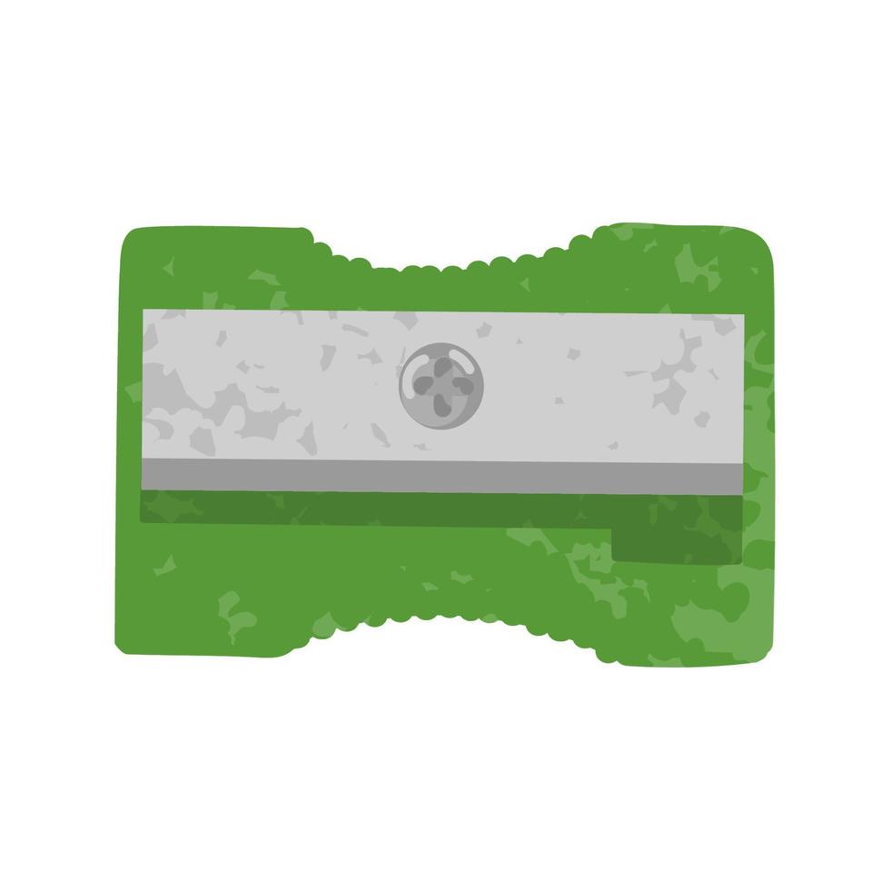 Vector colorful illustration of Sharpener isolated on white background