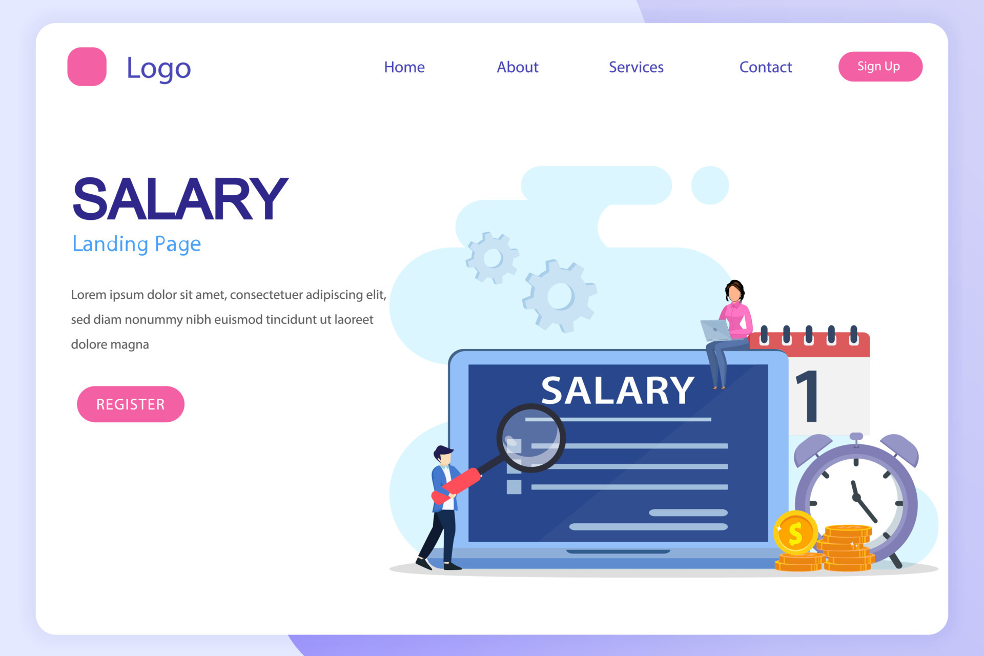 Salary Vector Concept Online Income Calculate And Automatic Payment salary-vector-concept-online-income-calculate-and-automatic-payment