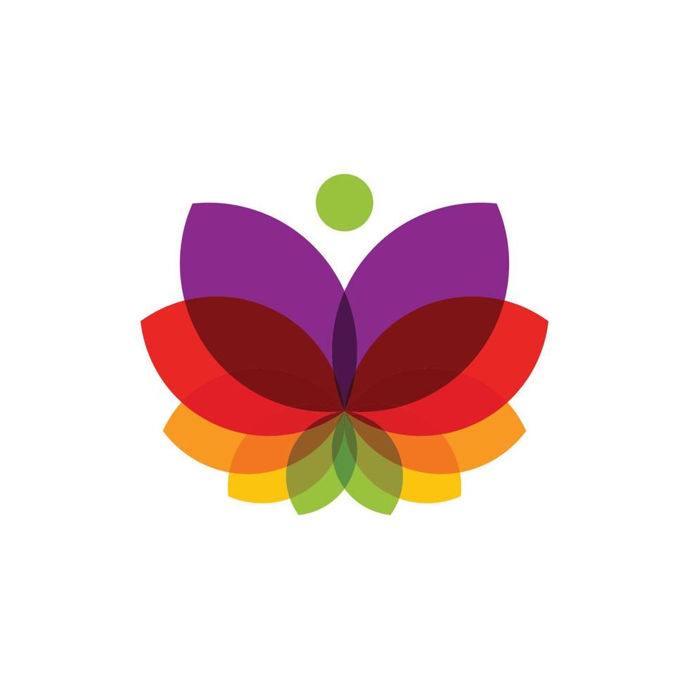 Butterfly Colorfull Logo Design vector