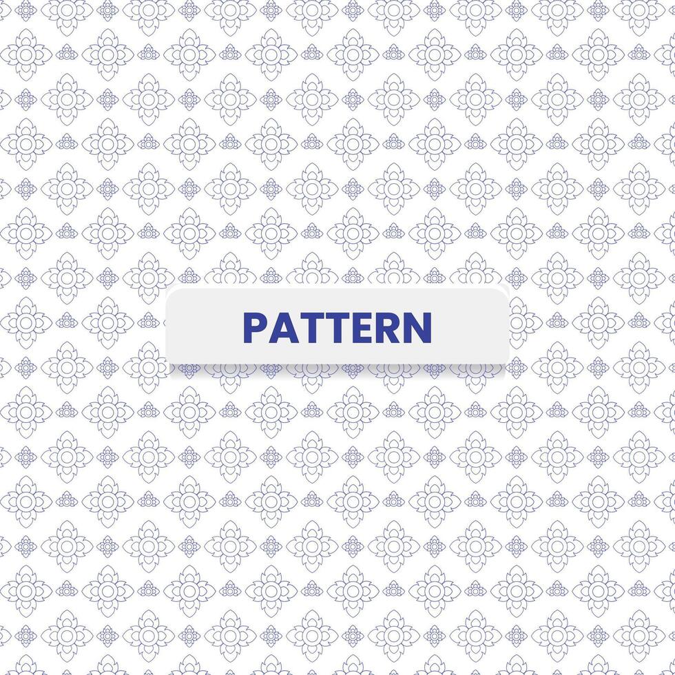 Ethnic floral seamless pattern with mandalas vector