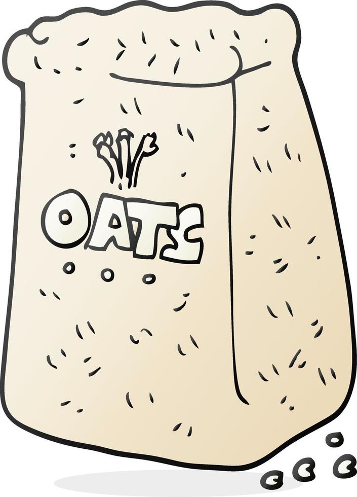 doodle character cartoon oats vector