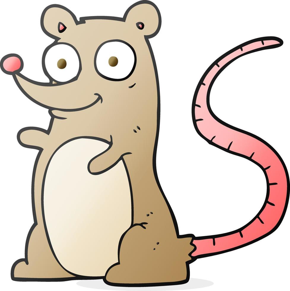 doodle character cartoon mouse vector