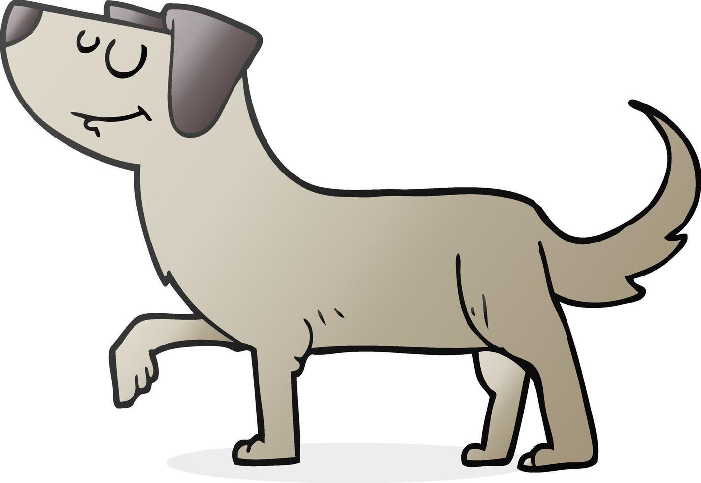 doodle character cartoon dog vector