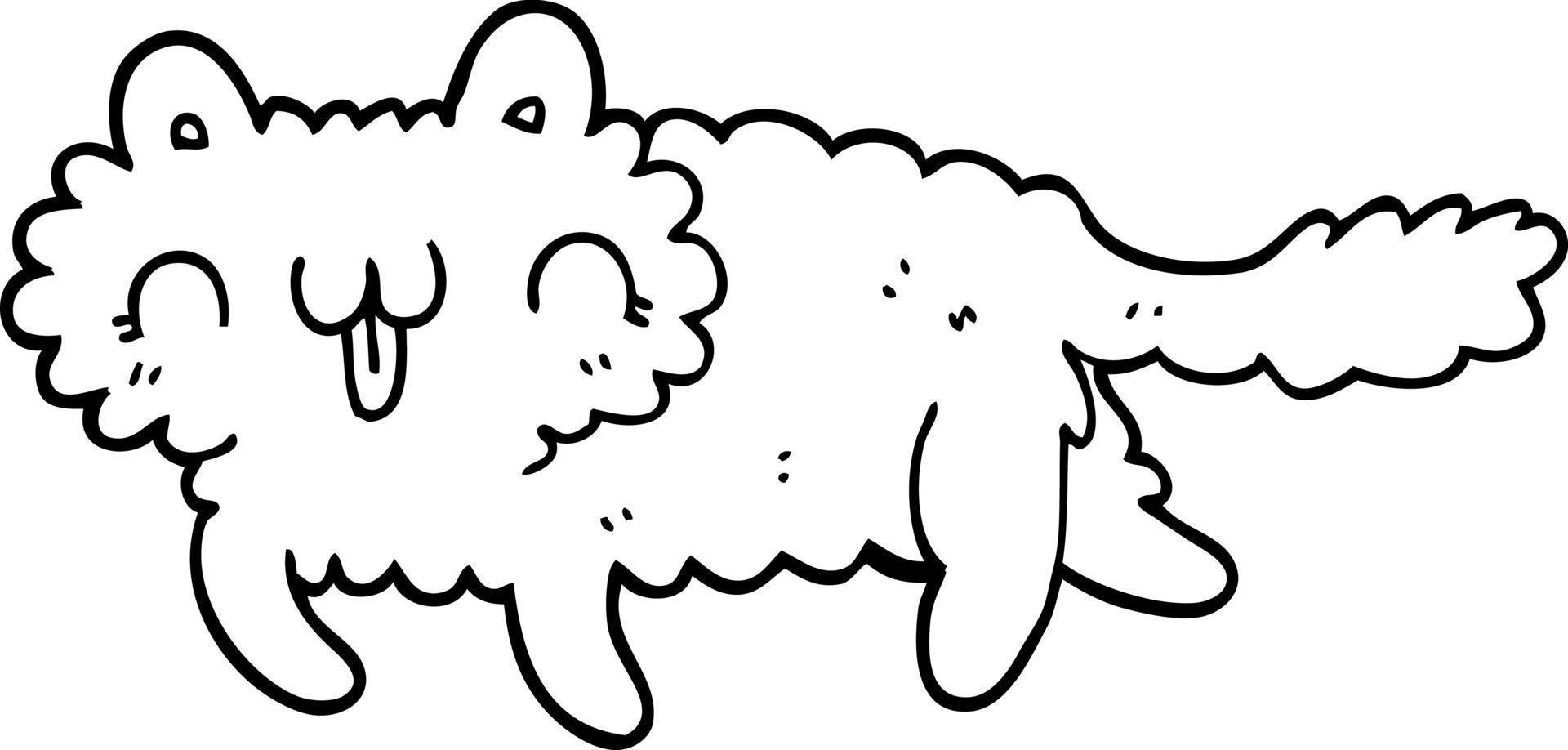 line drawing cartoon cat 12891095 Vector Art at Vecteezy