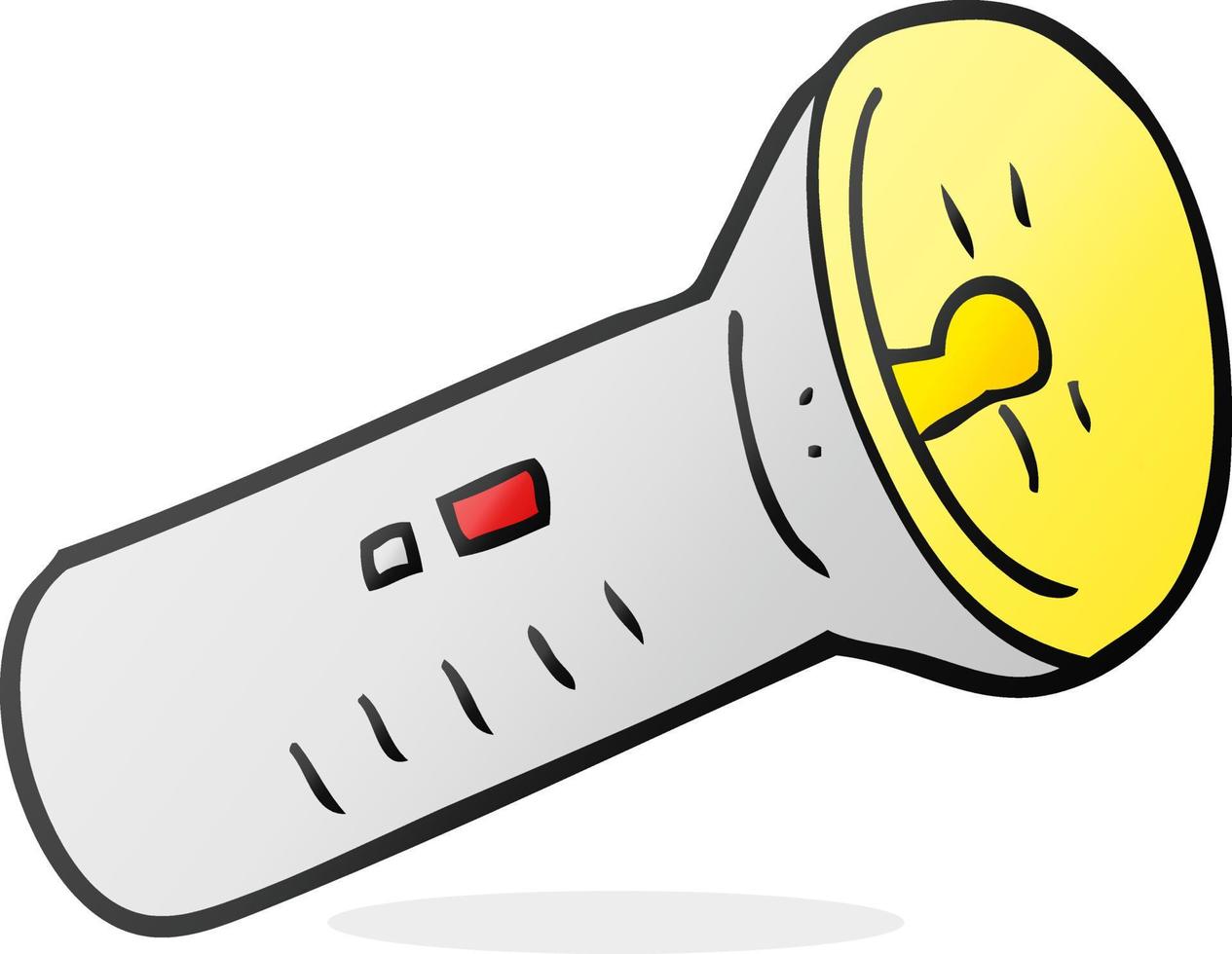 doodle character cartoon torch vector