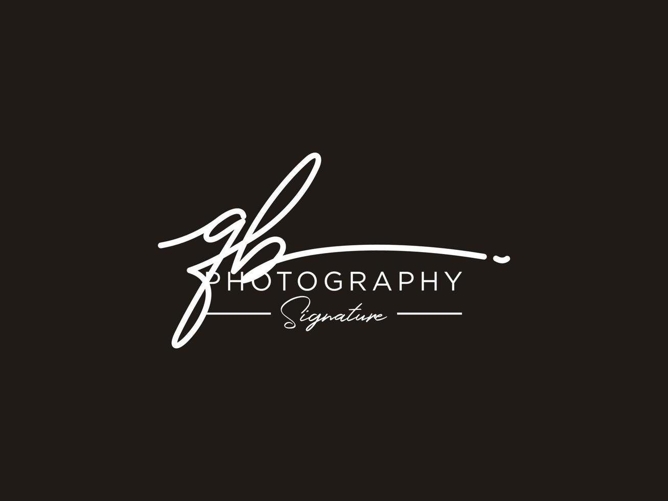 Letter QB Signature Logo Template Vector