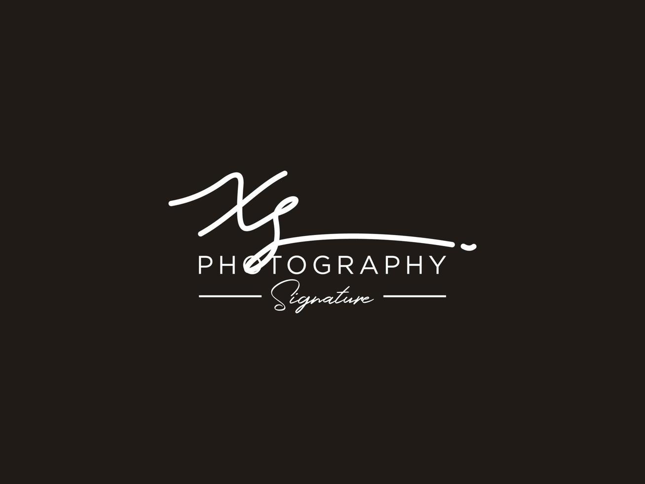 Letter XS Signature Logo Template Vector